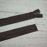 Молния обувная разъемная, витая, Т7, 50см, нейлон, 3371 коричневый