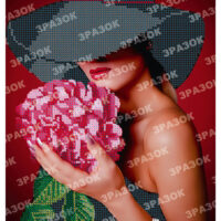 ЮМА 4133 Незнакомка, схема под бисер