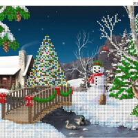 ЮМА 484 Зима, схема под бисером