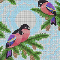 ЮМА 460 Снигири, схема под бисером