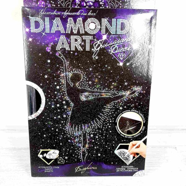 DIAMOND ART Набір для творчості Діамантовий блиск Балерина DT DAR-01-01