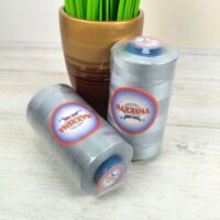 Нитка поліестер 40/2 5000ярд 124 світло-сірий MAXIMA