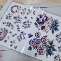 Карта перекладних малюнків "Фіалки" КПР-101 А3 29*41см