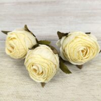 Квітка троянди "Сухоцвіт" 5*5см 310150-4 біла