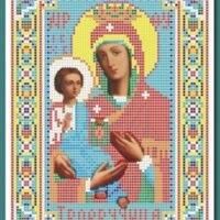 Русская сказка М-038 П.Б. Троеручница, схема под бисер