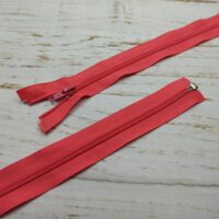 Молния разъемная, витая, Т5, 75см, нейлон, 0891 коралл