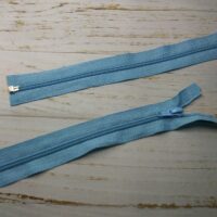 Молния разъемная, витая, Т5, 70см, нейлон, 3325 небесный