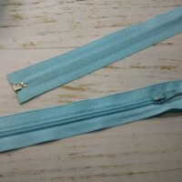 Молния разъемная, витая, Т5, 60см, нейлон, 3325 небесный