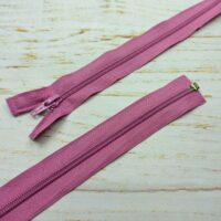 Молния разъемная, витая, Т5, 70см, нейлон, 3607 сливовый светлый