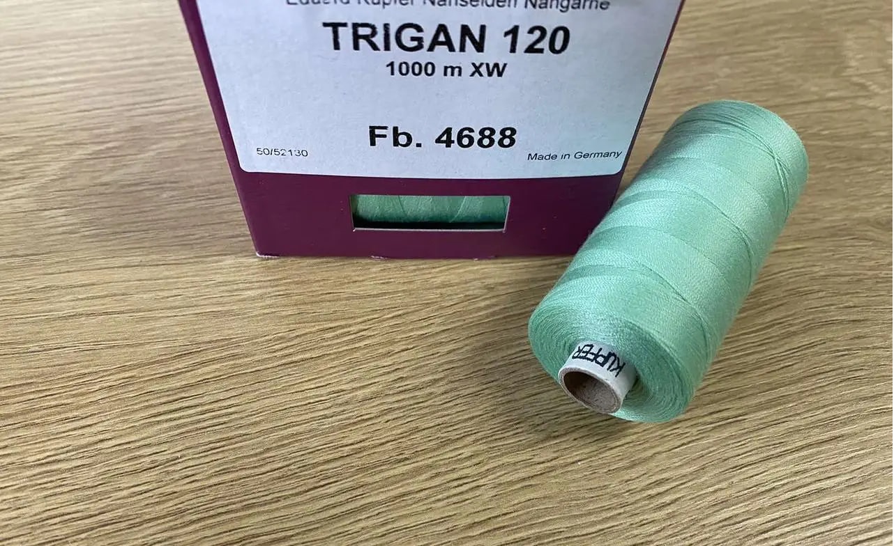 Нитки Trigan120 Kupfer поліестер 1000м 4688 м'ята