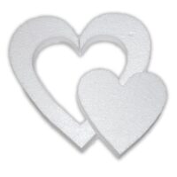 Заготовка із пінопласту Серце 10см 200230