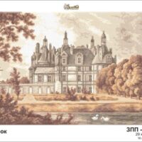 Золотая подкова ЗПП-018 Замок, схема под бисер