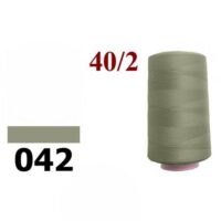 Нить полиэстер 40/2 4000ярд 042 хаки 24786
