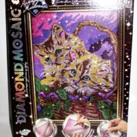 Diamond Mosaic Алмазний живопис Кошенята DM-01-10