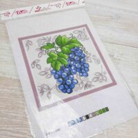 Схема для вишивки нитками А4-14-040 Виноград 30*21см