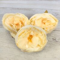Квітка півонії сатинова 9-10см Шампань М169