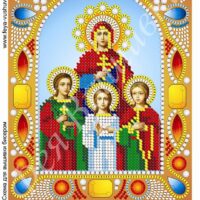 Фея Вышивки НК-16 Вера Надежда Любовь и София, схема под бисер со стразами