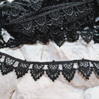 Мереживо макраме 1,8см "Софі" чорне ТВ-2021