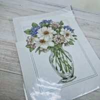 КІО 14-073 Квіти в вазі 33*45см схема для вишивки нитками