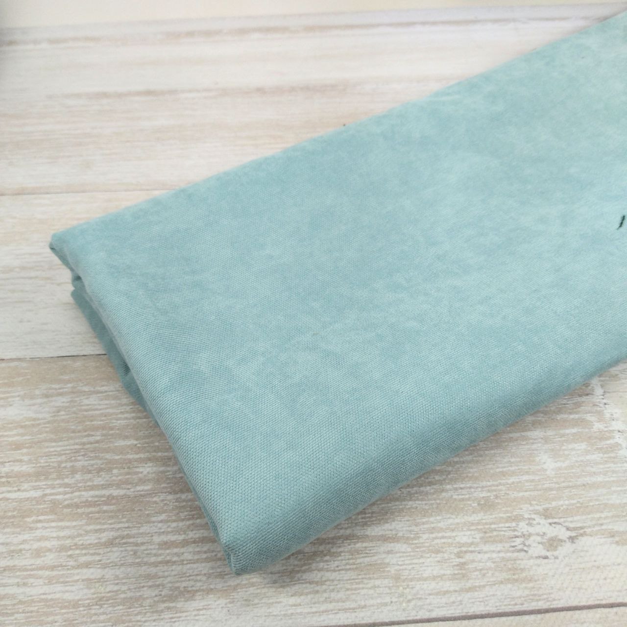 Тканина мiкровелюр блакитний 295*50см