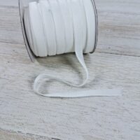 Стрічка оксамитова 1,0см біла