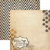 Бумага для скрапбукинга 30*30 см 180 гр/м двуст. My Mind's Eye Delightful