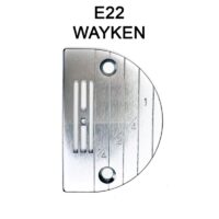 Голкова пластина E22 для універсальних промислових машин, 2,2мм WAYKEN 57637
