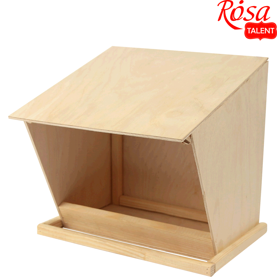 Годівничка для птахів 6 фанера сосна 22,5х20,5х20,5см ROSA TALENT