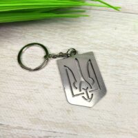 Брелок металический Тризуб 56*35мм G-014-7