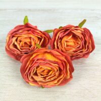 Квітка троянди "Піксі" 7,5см оранжева 32121-2