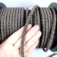 Шнур товстий для штор та меблів 0,5см №4610-1110 коричневий