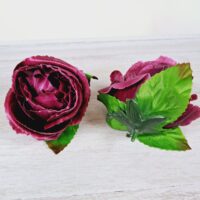 Квітка Троянди бутон гігант 110мм бордо F31