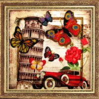 Butterfly 112 Привет из Италии, набор для вышивания бисером