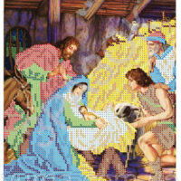 ЮМА 4258 Рождение Иисуса, схема под бисер