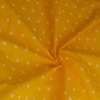 Хлопковая ткань (бязь Gold) 220см Звезды на жёлтом