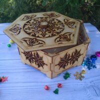 ПА-К-043 Шкатулка Резная 29*25,5*12см
