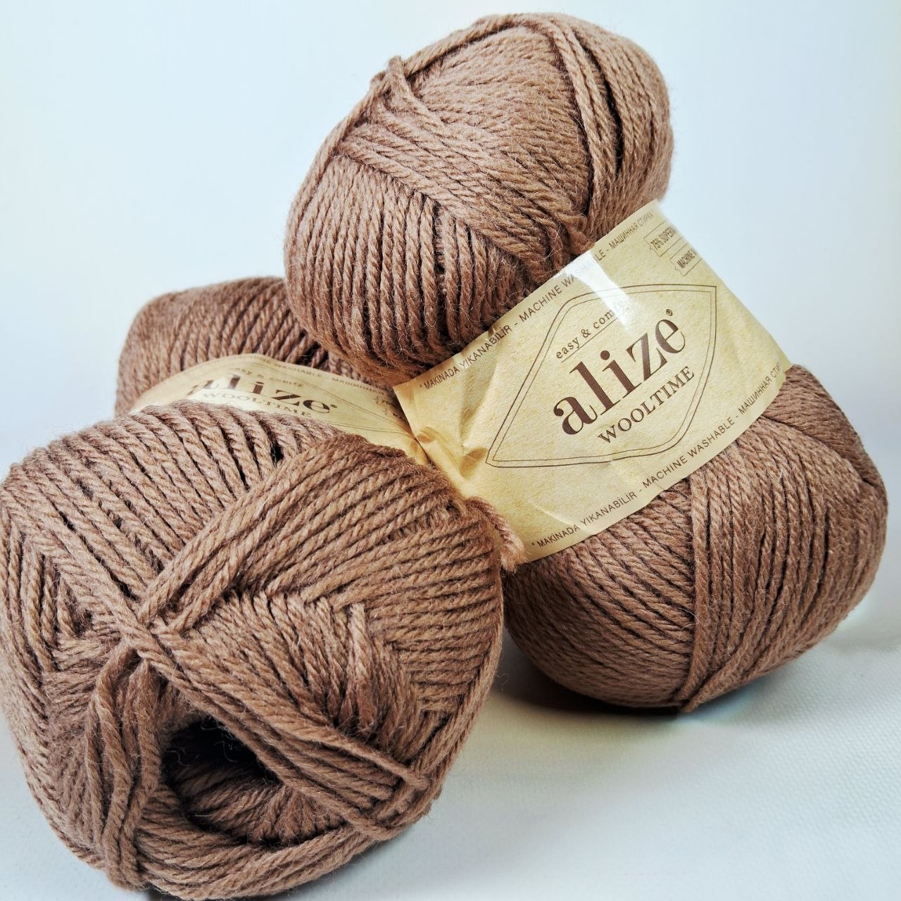 Алізе Вултайм (Alize Wooltime) 100г/200м 0466 кемел