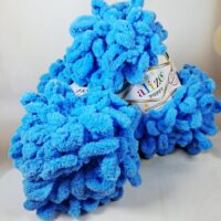 Алізе Пуффі (Alize Puffy) 100г/9,5м 112 синiй свiтлий