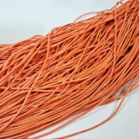Шнур вощений котоновий 2,5мм 100г/57м оранжевий пасмо