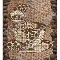 ЮМА 4149 Кофе с ароматом любви, схема под бисер