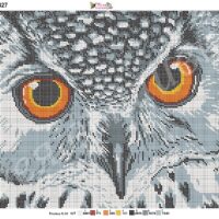 Фея Вышивки ВП-327 Сова, схема под бисер