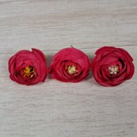 Квітка ранункулюса 4см Малинова ГР3