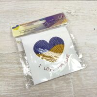 Набір для творчості зі стразами (наклейка) ILove Ukraine 10*10см 177068