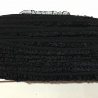 Гумка органзова №39 1,5см чорна