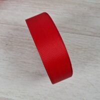 Репс Однотонный 25 мм красный №02/26