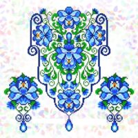 Флізелін водорозчинний К503 Квітковіі 25*40см