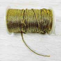 Корсетный шнур парчевый №G золото