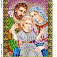 Фея Вышивки ВП-17 Святая семья, схема под бисер