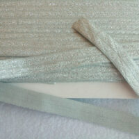 Коса бейка пополамка №59 1,5см сіра