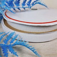 Липучка текстильна 25мм біла